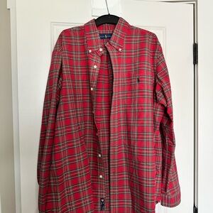 Ralph Lauren red plaid button down